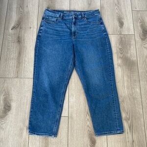 American Eagle Mom Jean Women’s 12 Short Blue Denim Jeans